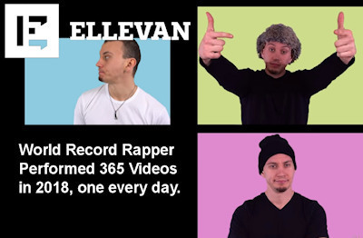 World Record Rapper Ellevan Performs