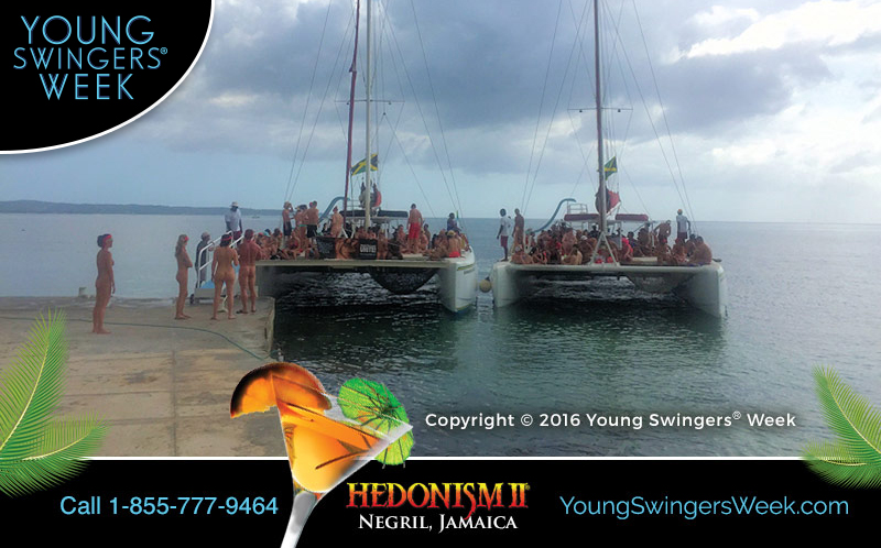 Young Swingers Week Catamaran Cruise to Rick's Cafe